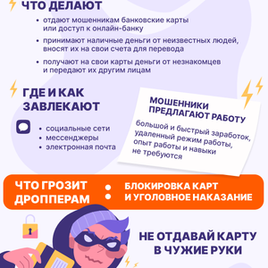 Незаконные финансовые операции, дропперств